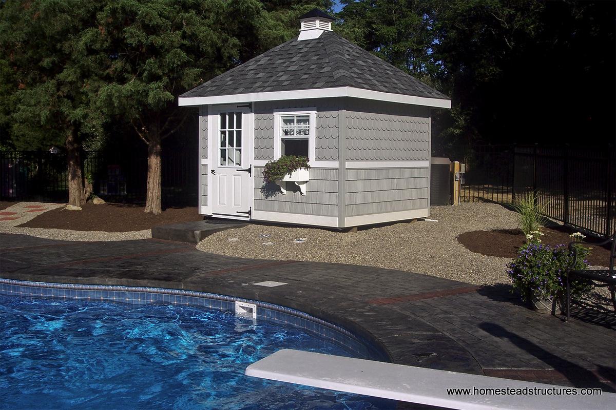 Pool Shed Ideas & Designs Pool Storage in PA Homestead Structures